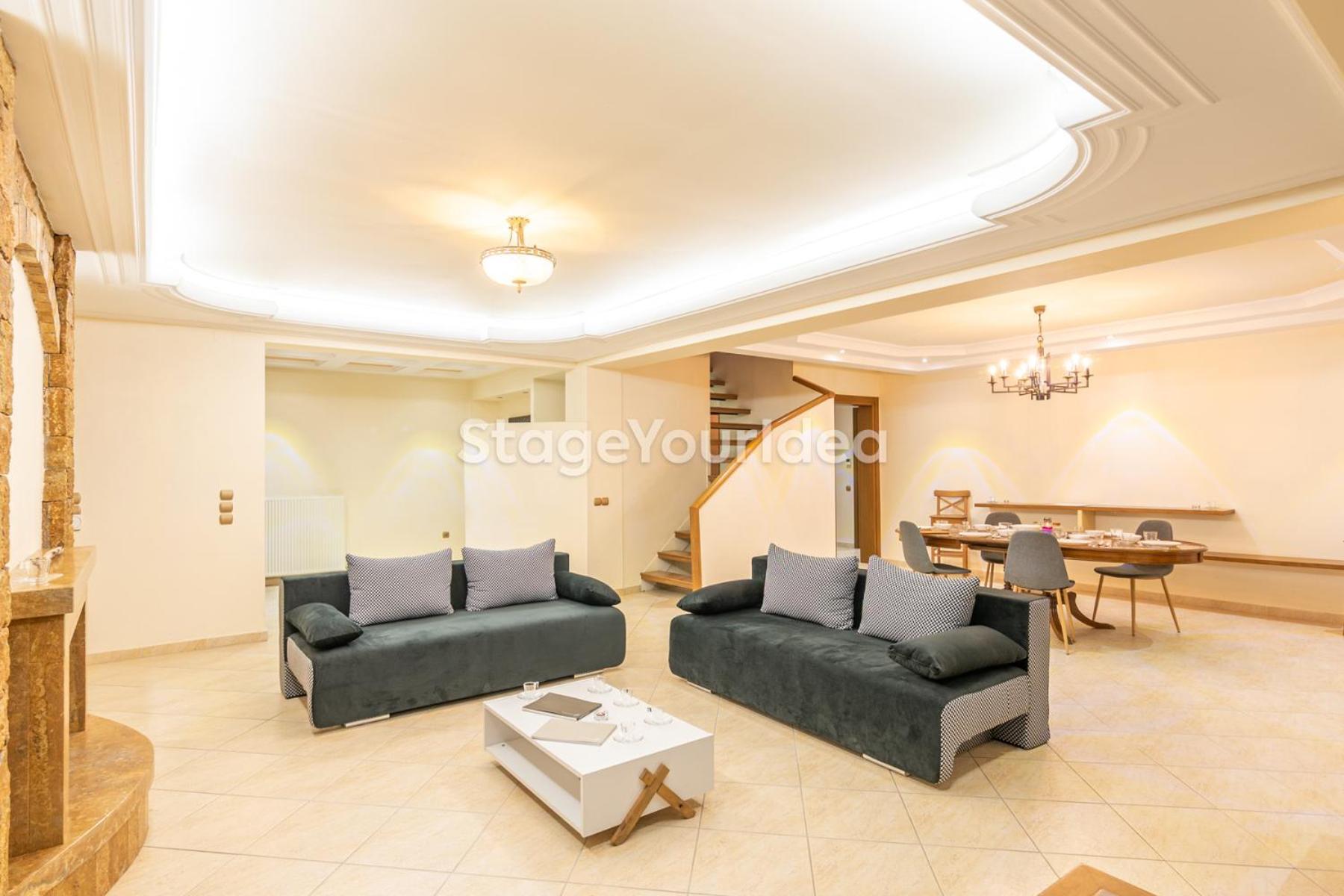 Luxury Appartment, Only 7 Minutes From Thessaloniki Airport And 15 Minutes From City Center ,For 8-23 People Also For Gatherings And Parties Neon Rysion Buitenkant foto