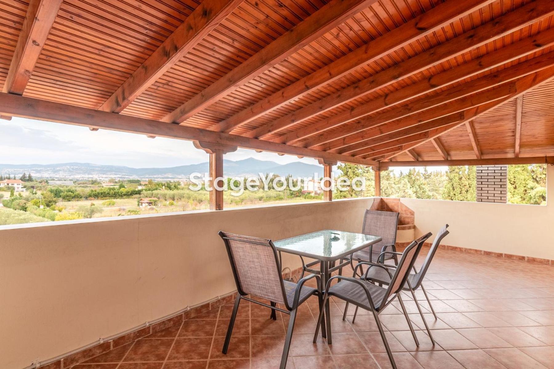 Luxury Appartment, Only 7 Minutes From Thessaloniki Airport And 15 Minutes From City Center ,For 8-23 People Also For Gatherings And Parties Neon Rysion Buitenkant foto